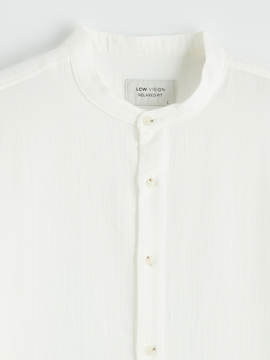 Ekru Regular Fit Müslin Erkek Gömlek-1