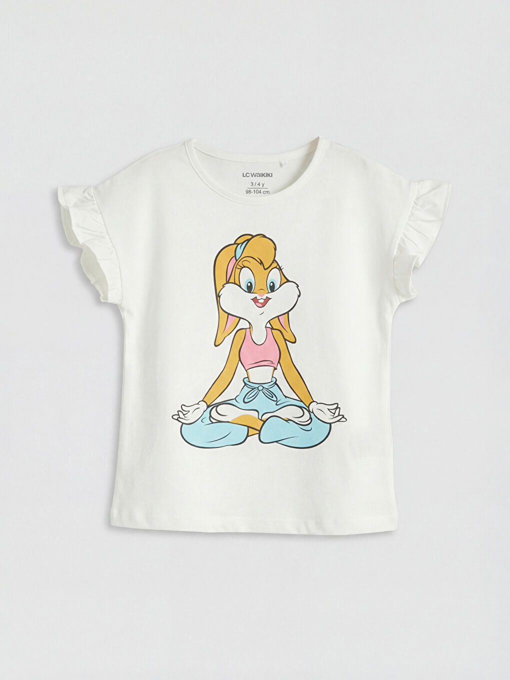 طقم بيجاما قصير للبنات الرضع مطبوع لوني تونز-1