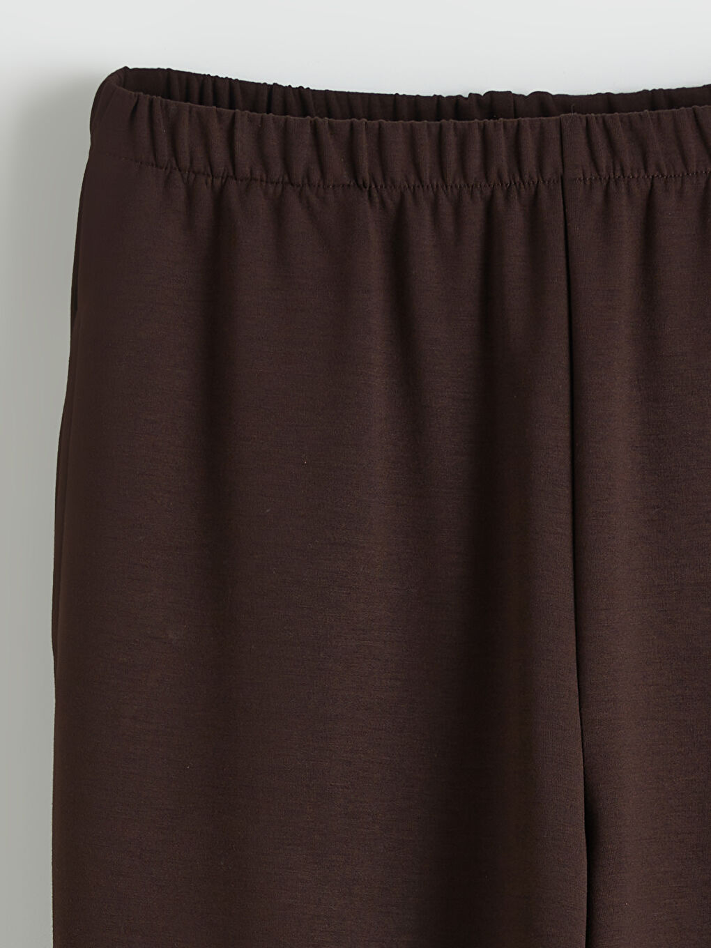 Kahverengi Soft Touch Kadın Jogger Eşofman Altı-5