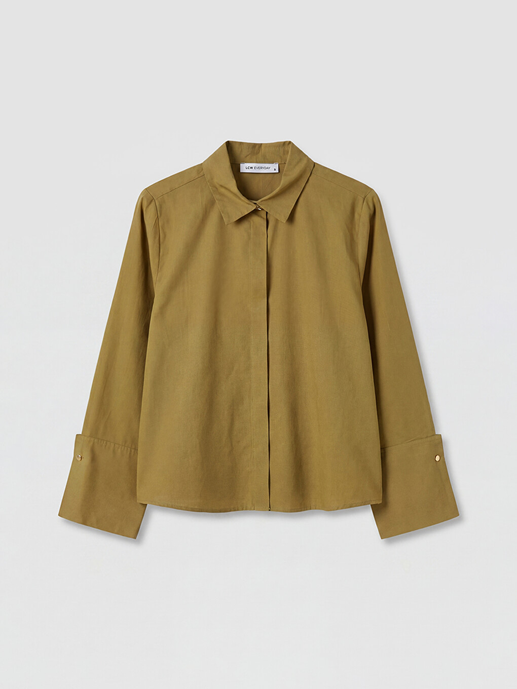 Regular Fit Poplin Women's Shirt-3