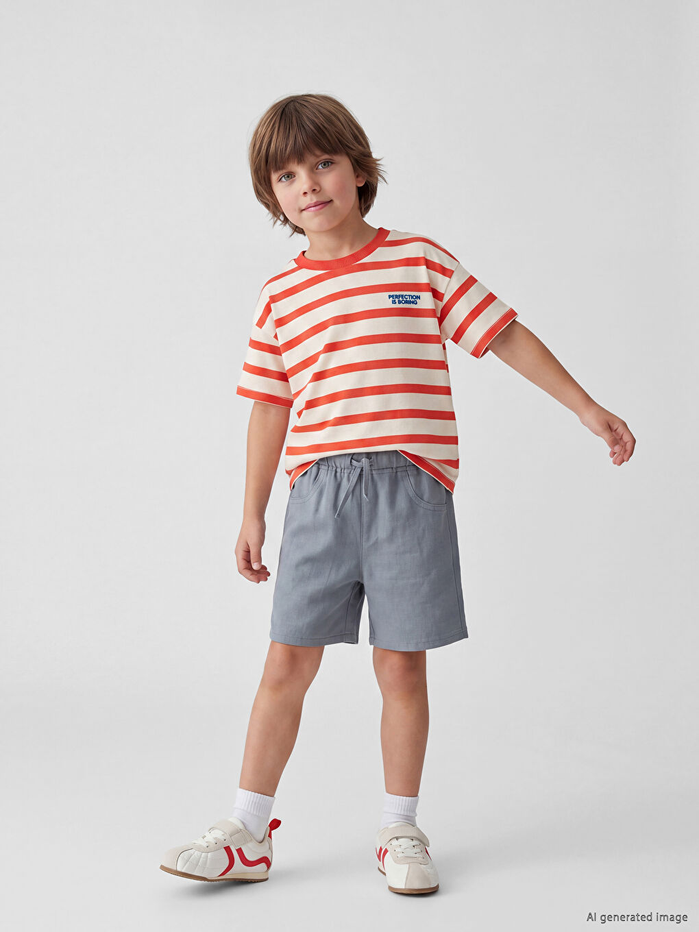 Regular Fit Boys' Shorts with Drawstring