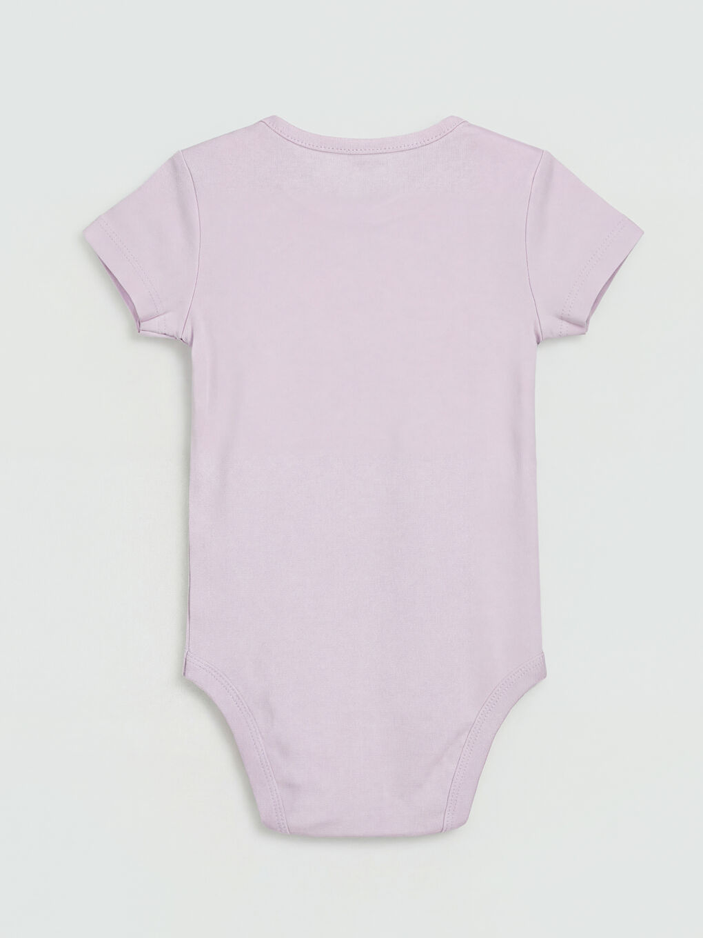 Crew Neck Printed Baby Girls' 2 Pack Bodysuit-4