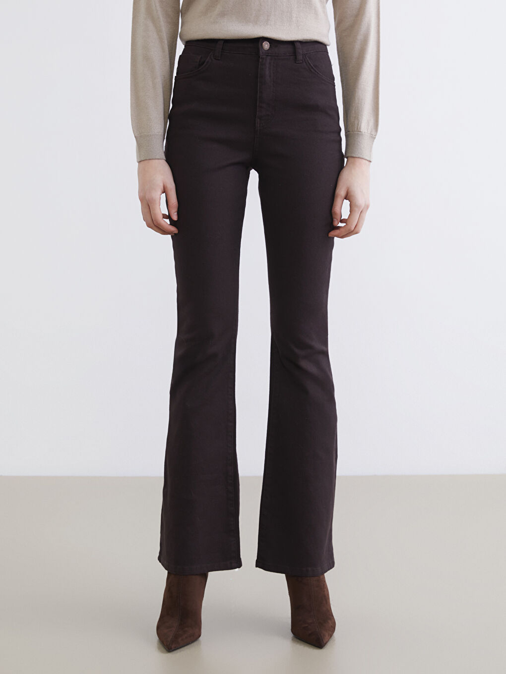 Ženske farmerke sa širokim nogavicama-1