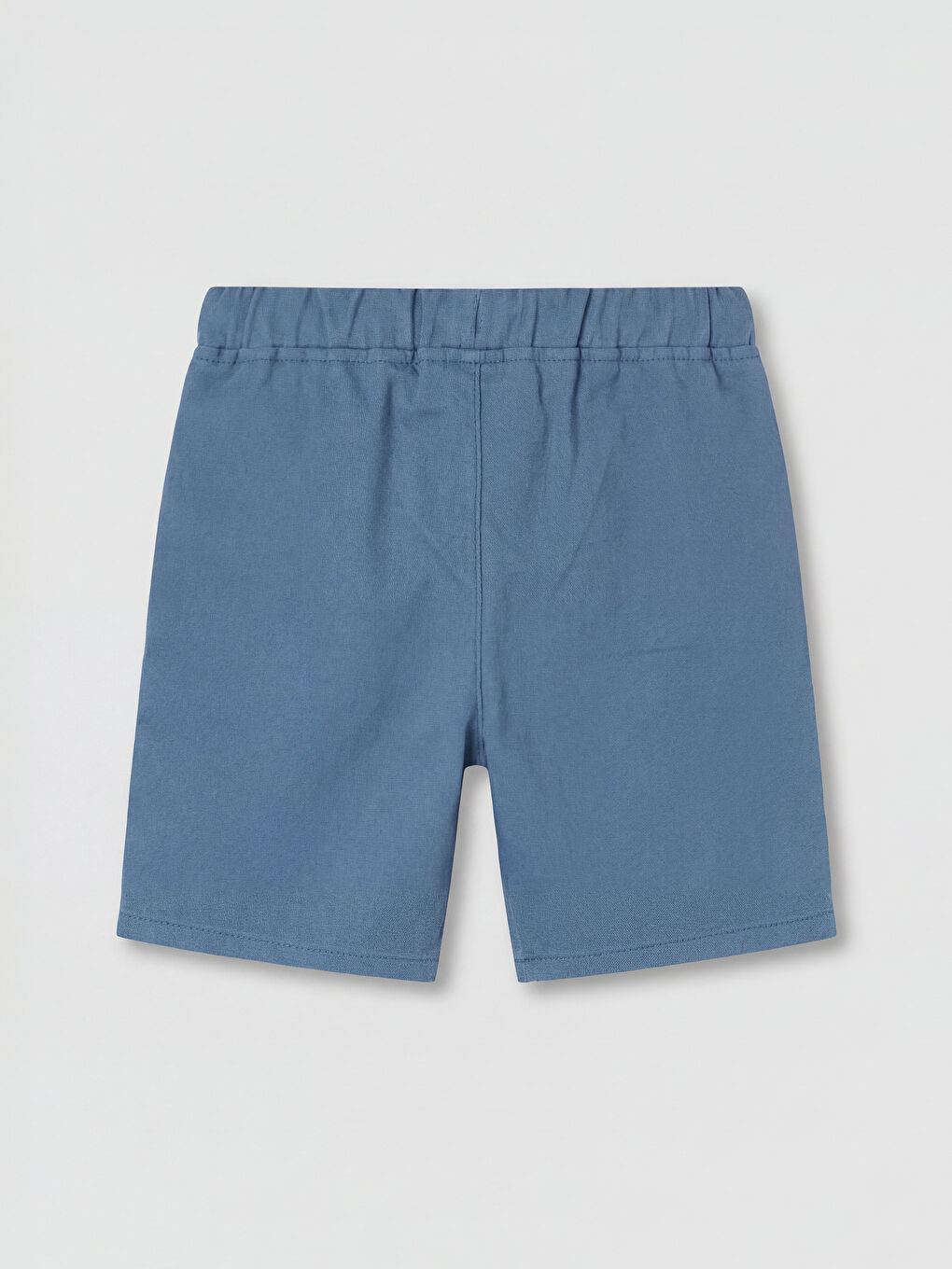 Mavi Beli Lastikli Erkek Çocuk Şort-1