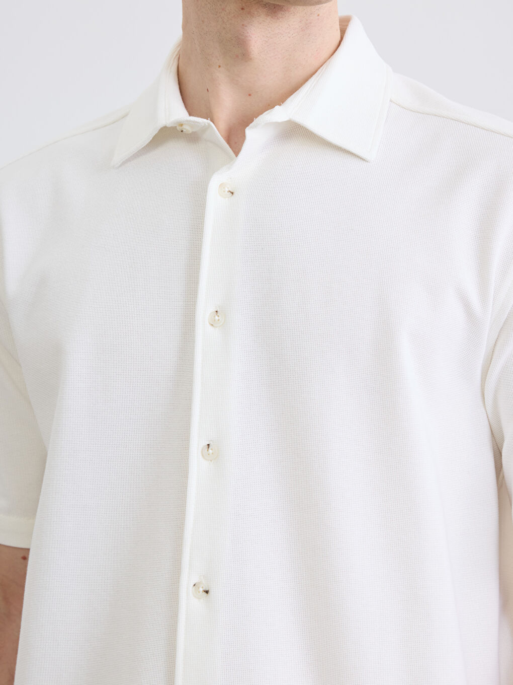 Regular Fit Textured Men's Shirt-2