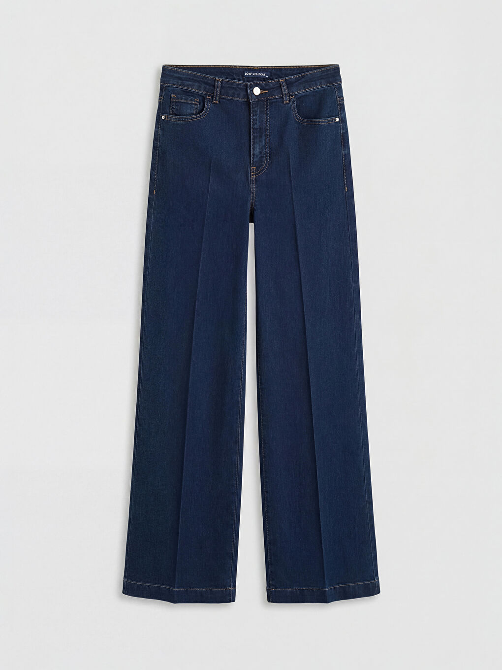 İndigo Wideleg Fit Kadın Jean Pantolon