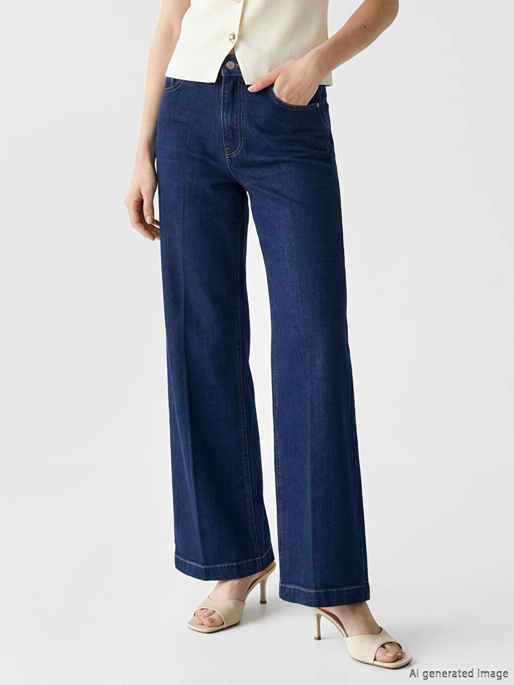 Wideleg Fit Women's Jeans-1