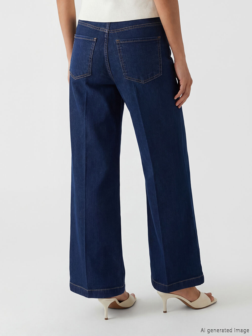 Wideleg Fit Women's Jeans-2