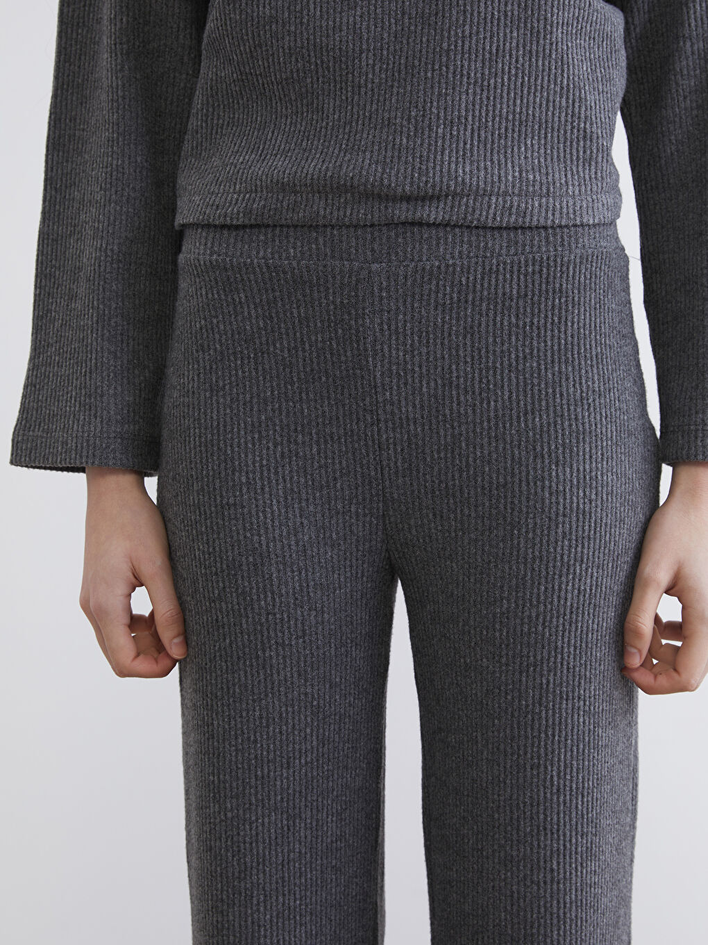 Woman ANTHRACITE Trousers-4