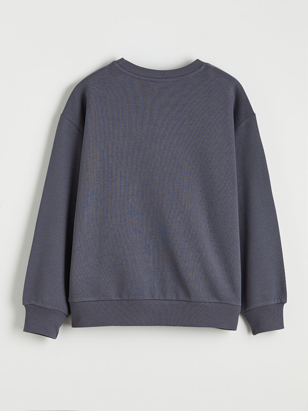 Antrasit Hatsune Miku Baskılı Kız Çocuk Kalın Sweatshirt-1