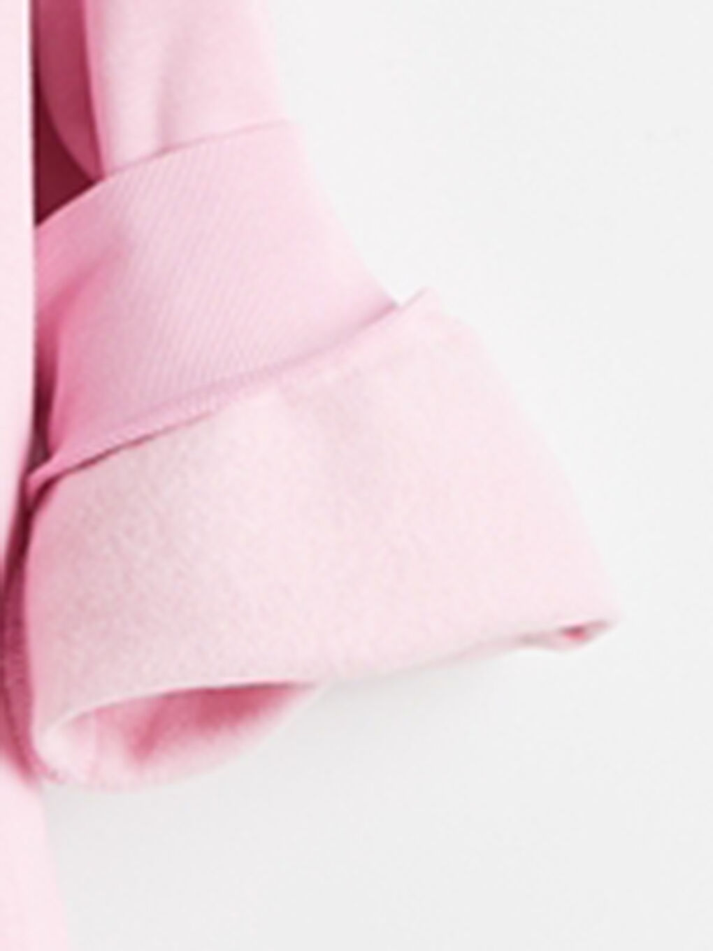 Pembe Bisiklet Yaka Hatsune Miku Baskılı Kız Çocuk Kalın Sweatshirt-3