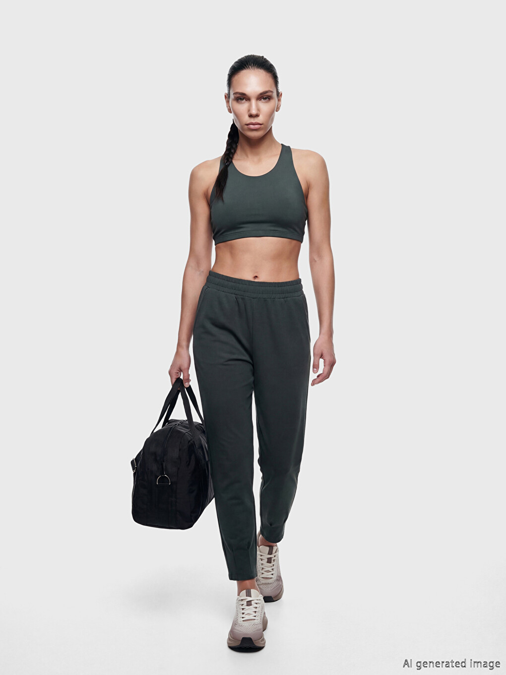 Non-Wired Non Padded Sports Bra-1