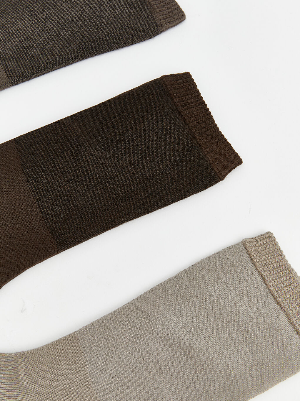 Kahverengi Erkek Bambu Soket Çorap 3'lü-1