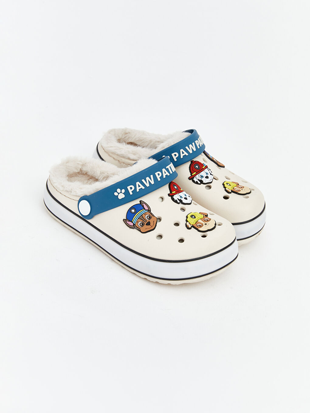 Bej Paw Patrol Baskılı Erkek Bebek Ev Terliği