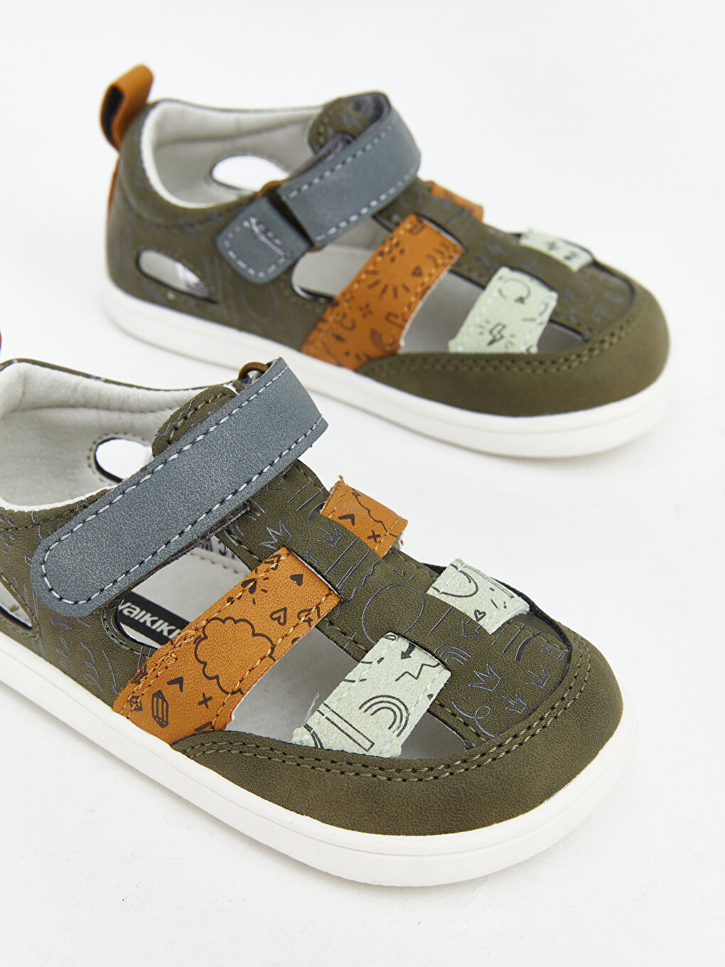 Бебе момче Каки Сандали-2