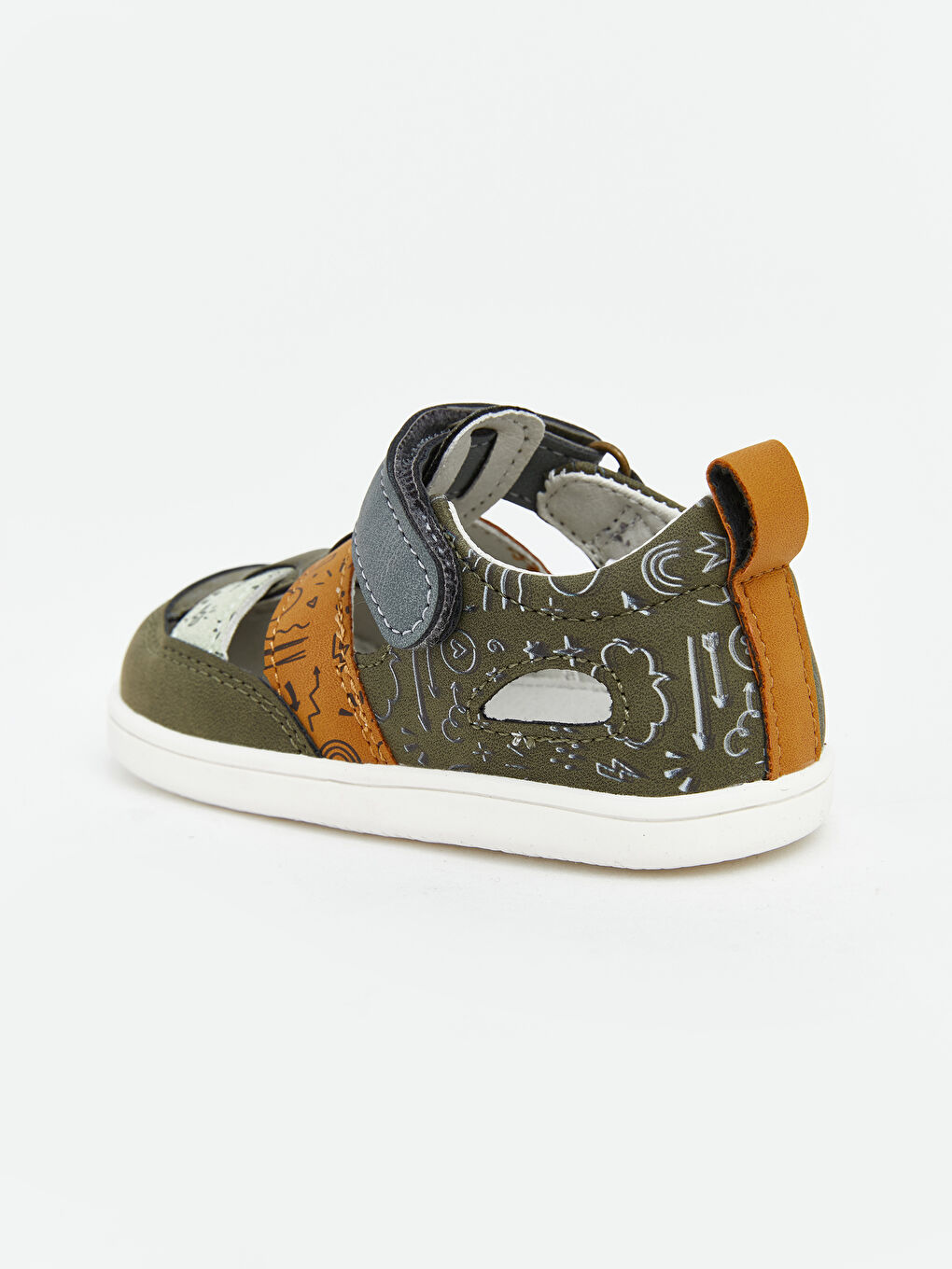 Бебе момче Каки Сандали-4