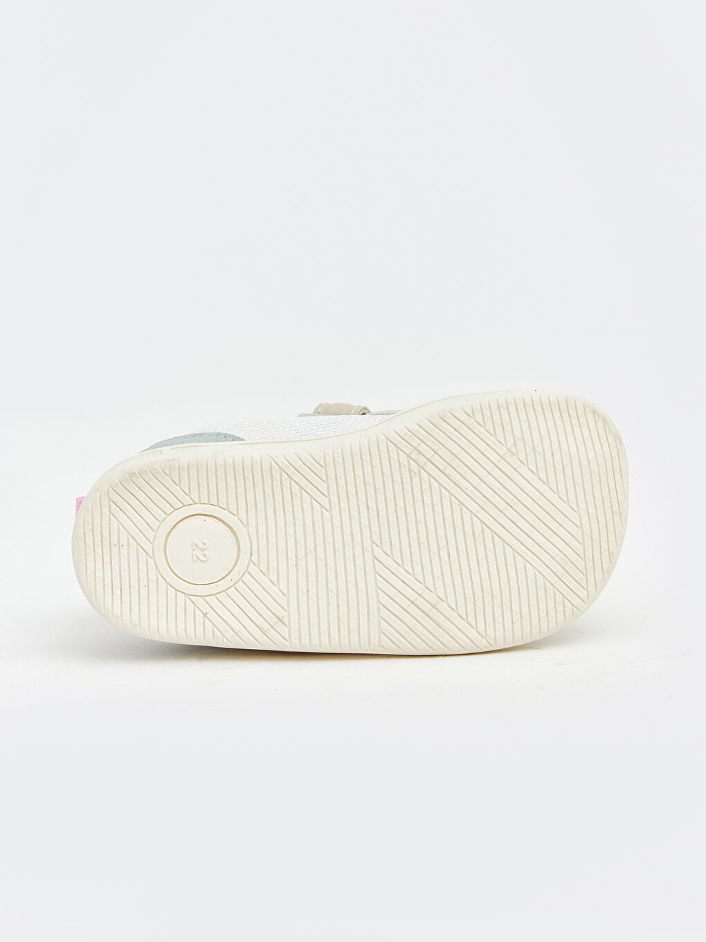 ჩვილი გოგონა კრემისფერი სპორტული ფეხსაცმელი-3