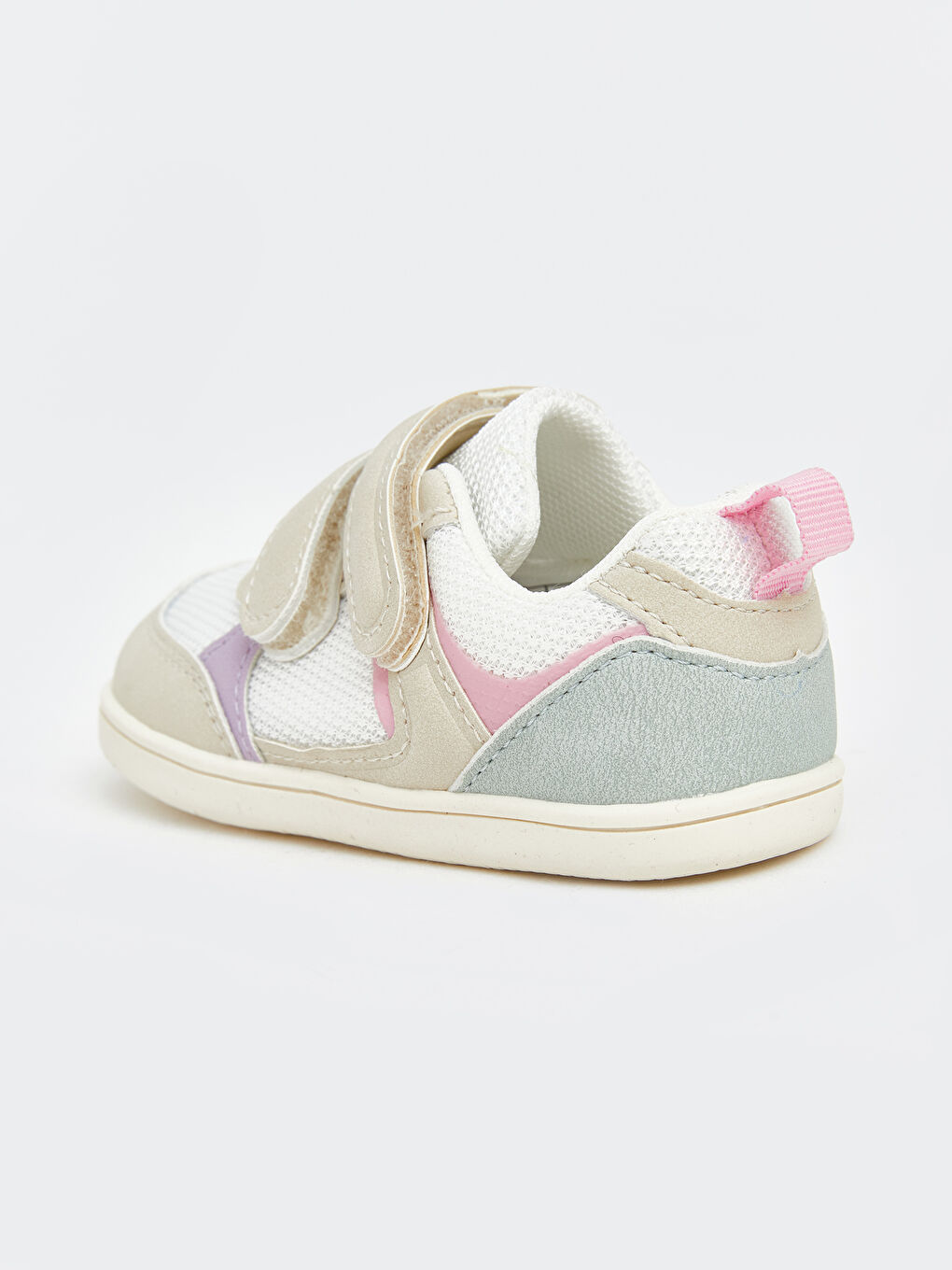 ჩვილი გოგონა კრემისფერი სპორტული ფეხსაცმელი-4