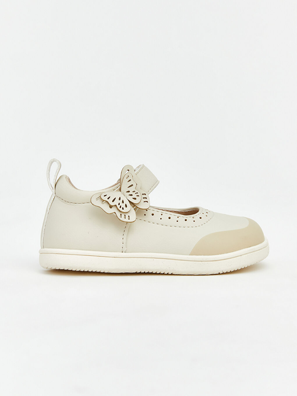 Deri Görünümlü Kız Bebek Babet-1