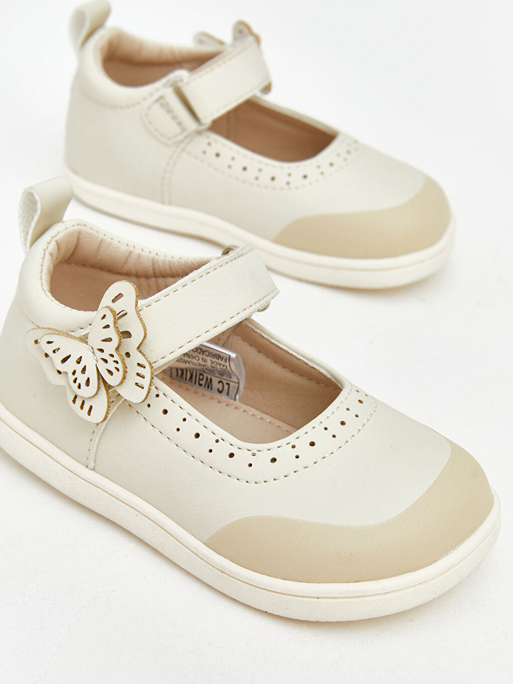 Deri Görünümlü Kız Bebek Babet-2