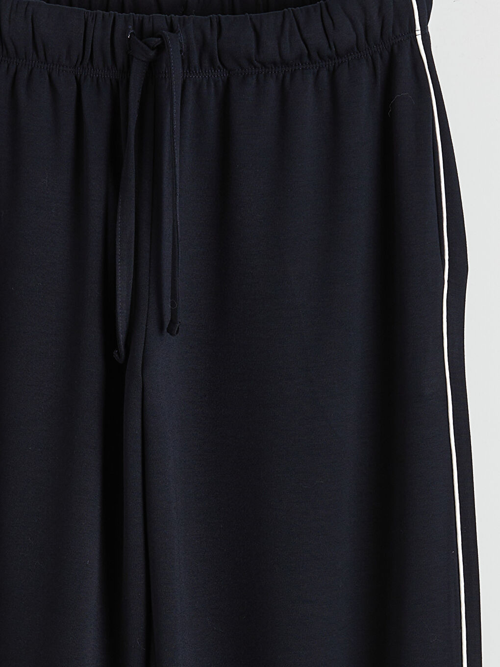 Lacivert Beli Lastikli Kadın Jogger Eşofman Altı-5