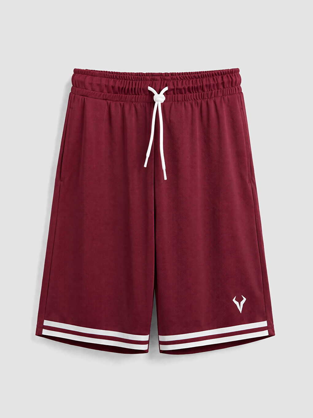 Man Bordeaux Active Shorts