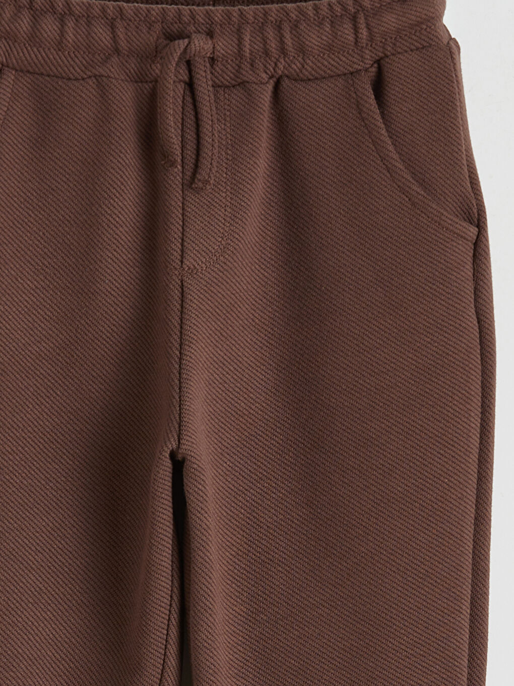 Kahverengi Beli Lastikli Erkek Çocuk Eşofman Altı-2