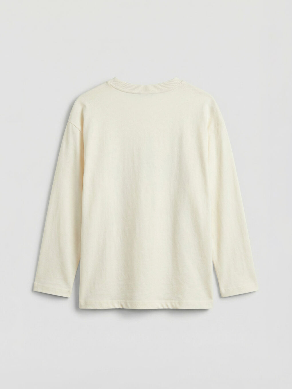 Bej Bisiklet Yaka Baskılı Erkek Bebek Tişört-1