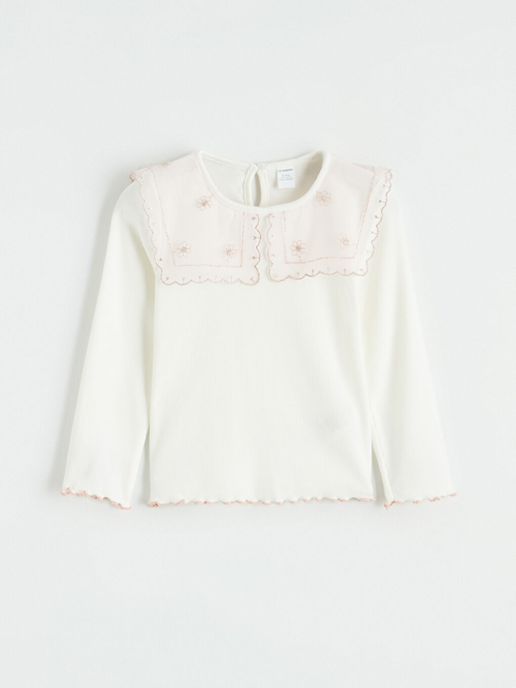 Ekru Kız Çocuk Etekli Takım 3'lü-1