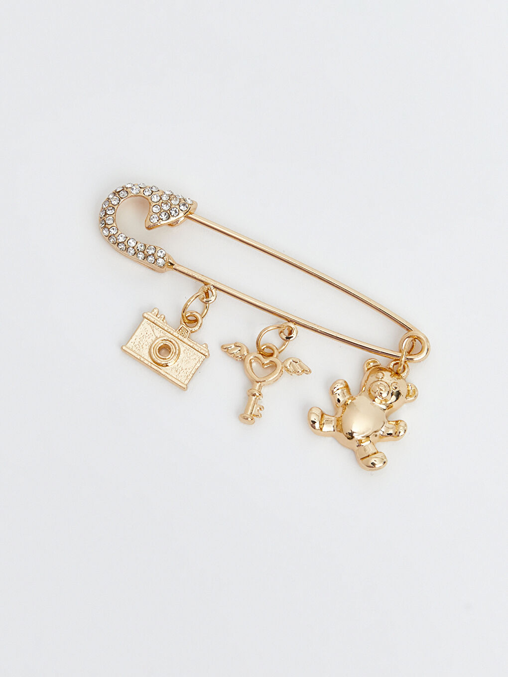 Karışık Fiyonk Figürlü Kadın Rozet-2