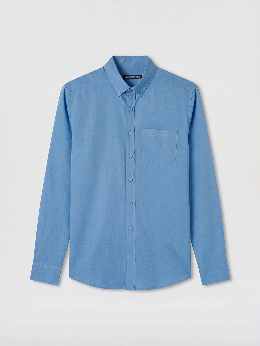 Regular Fit Linen Blended Men's Shirt-4