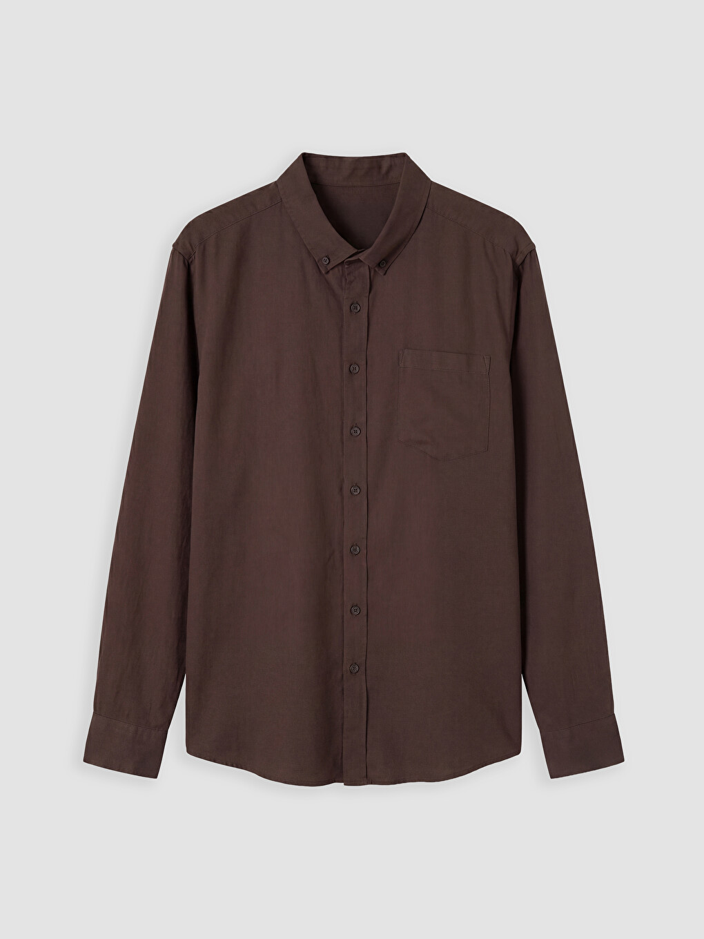 Regular Fit Linen Blended Men's Shirt