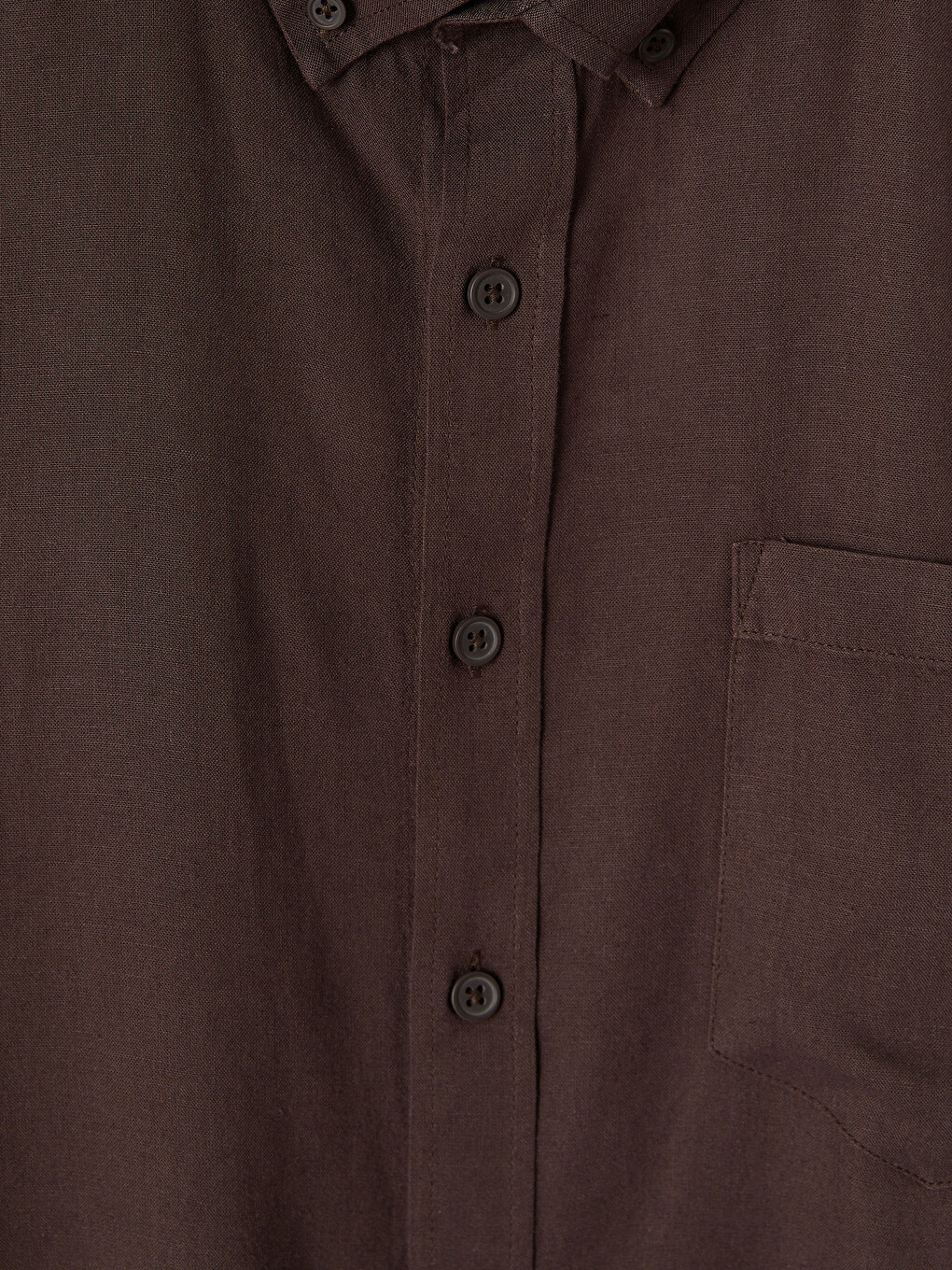 Regular Fit Linen Blended Men's Shirt-1