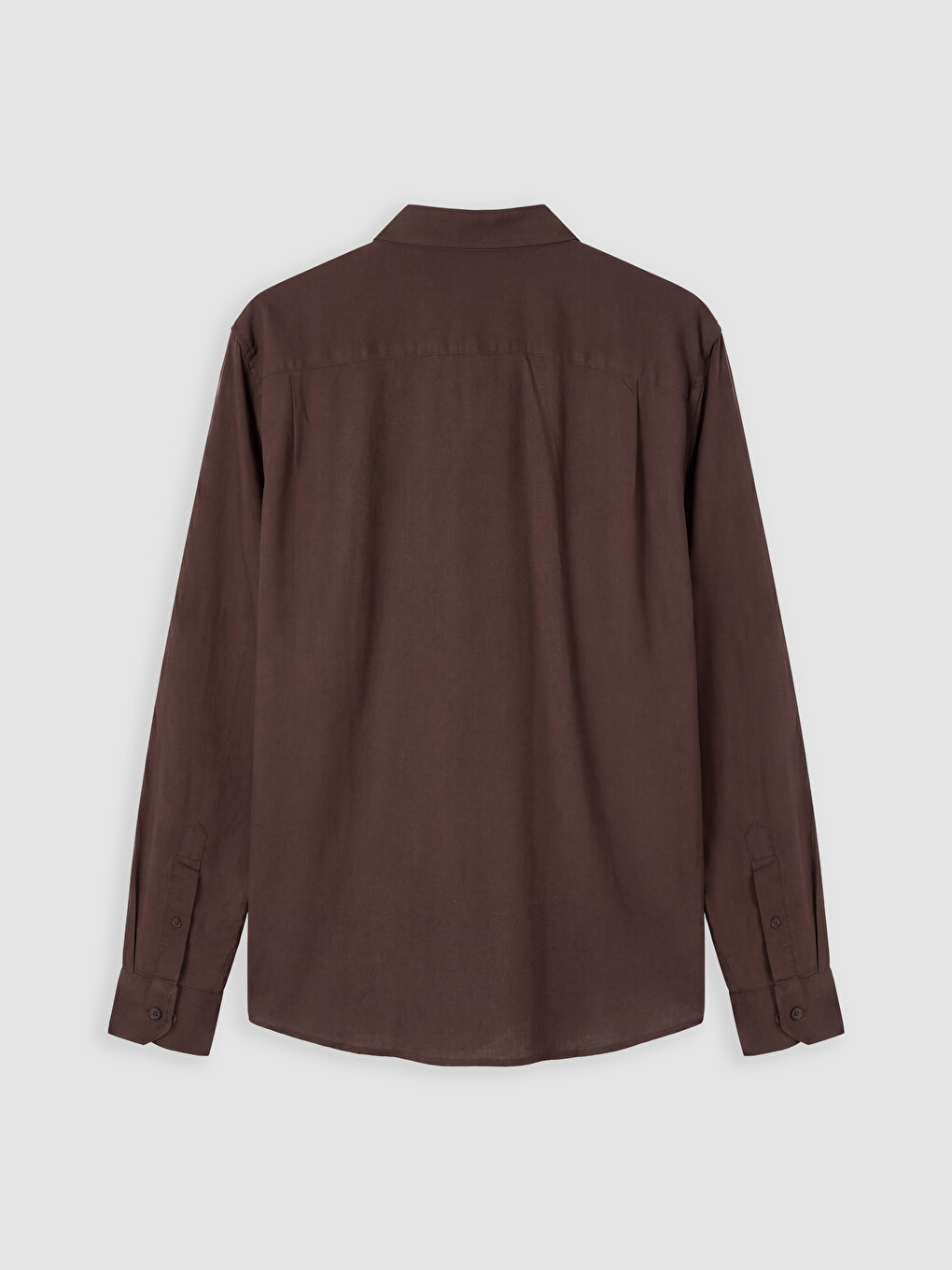 Regular Fit Linen Blended Men's Shirt-2