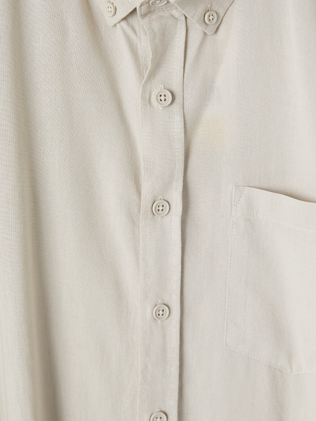 Regular Fit Linen Blended Men's Shirt-1