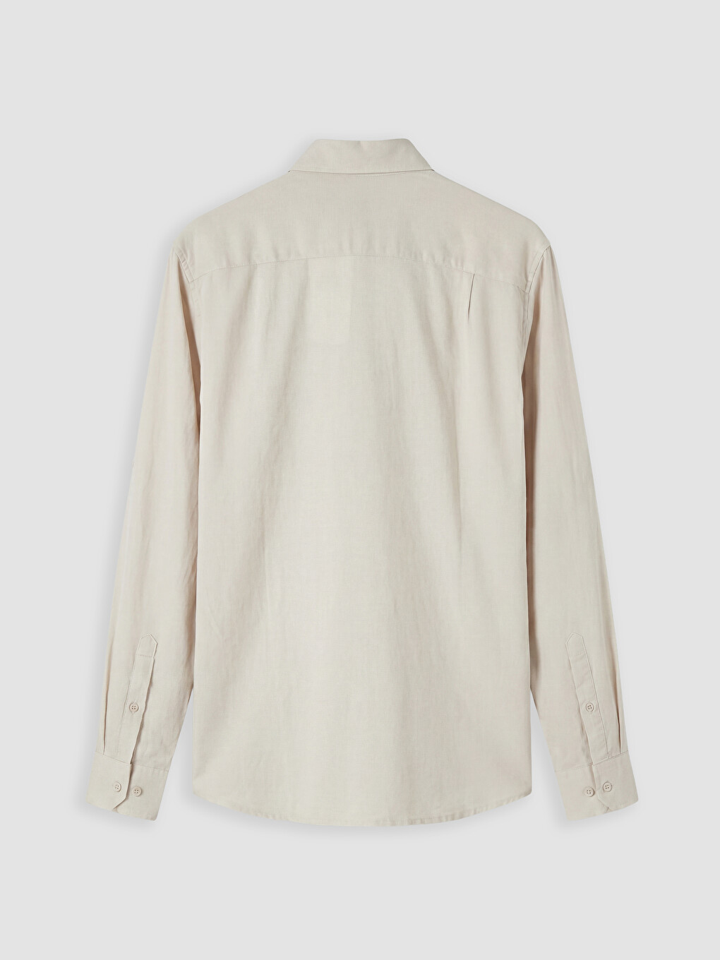 Regular Fit Linen Blended Men's Shirt-2