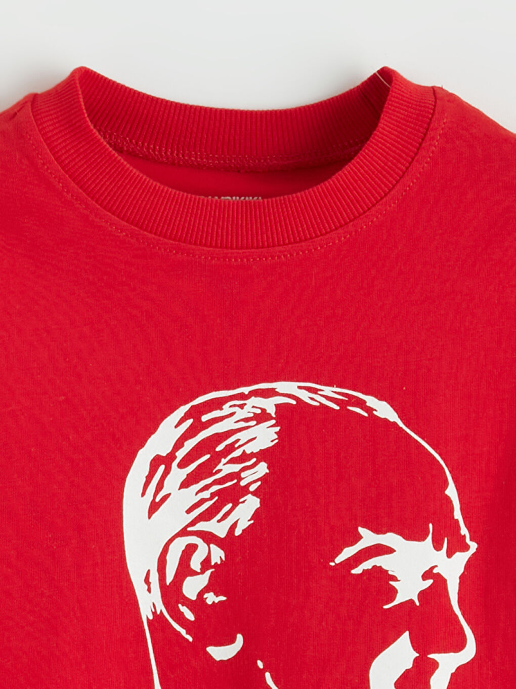 Kırmızı Atatürk Baskılı Erkek Çocuk Tişört ve Pantolon-2