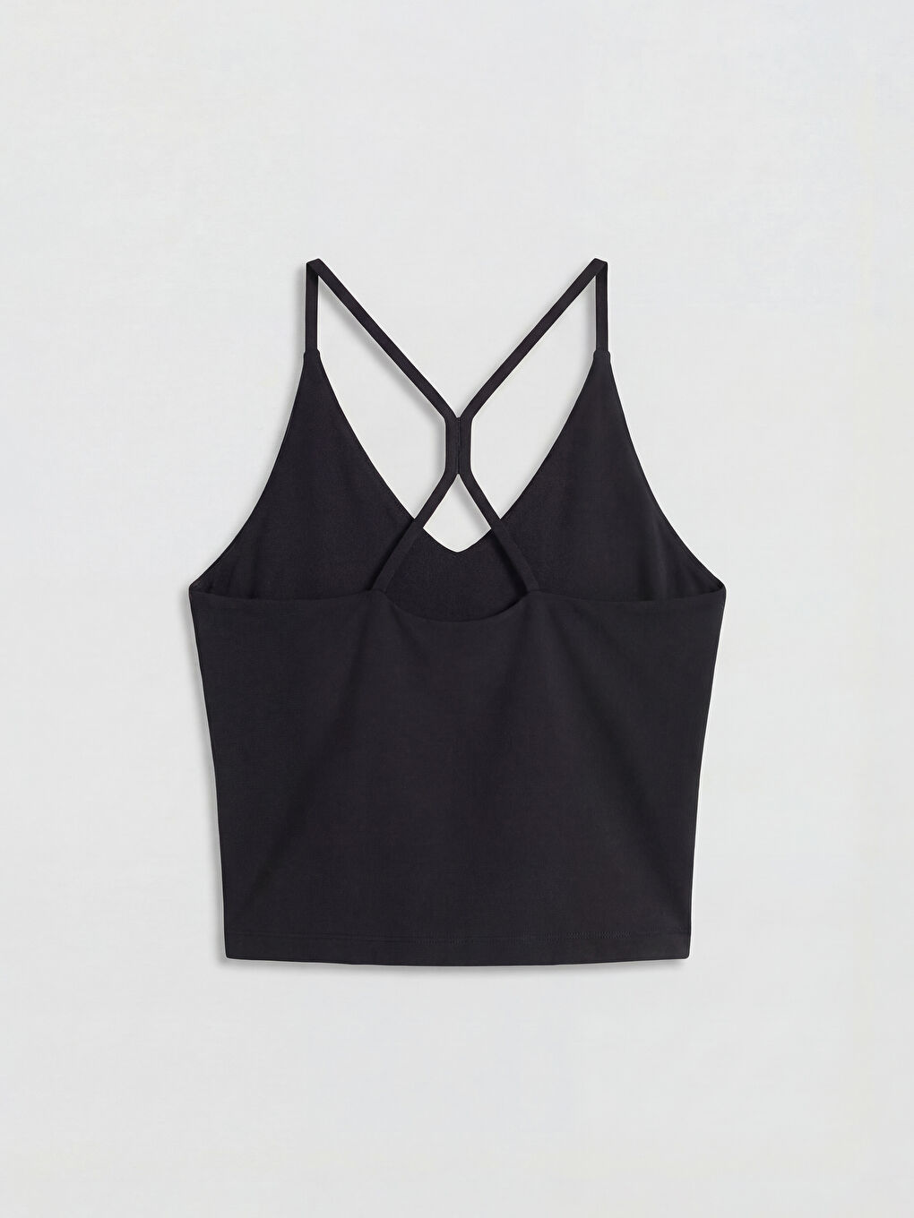 Sportski bustijer sa V-izrezom i tankim bretelama-5