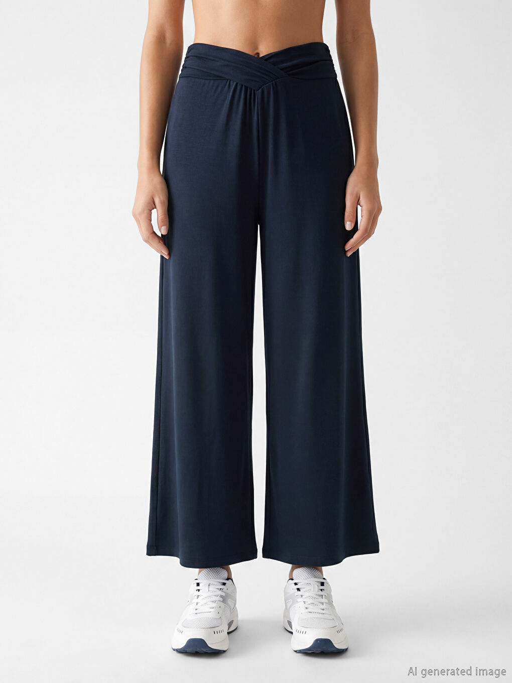 Elastic Waist Soft Touch Women's Sweatpants-1