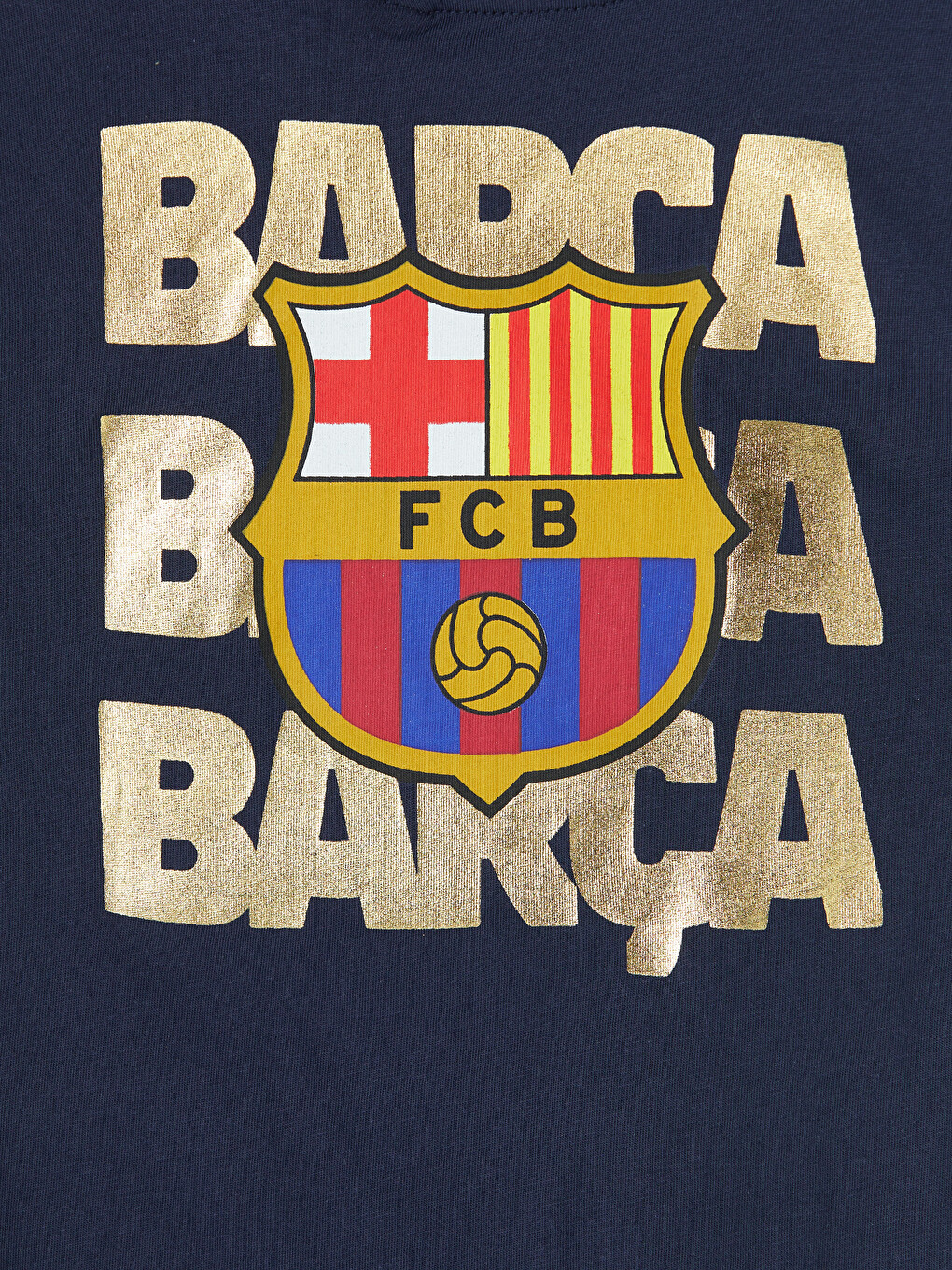 Fc Barcelona Printed Boys' T-shirt-3