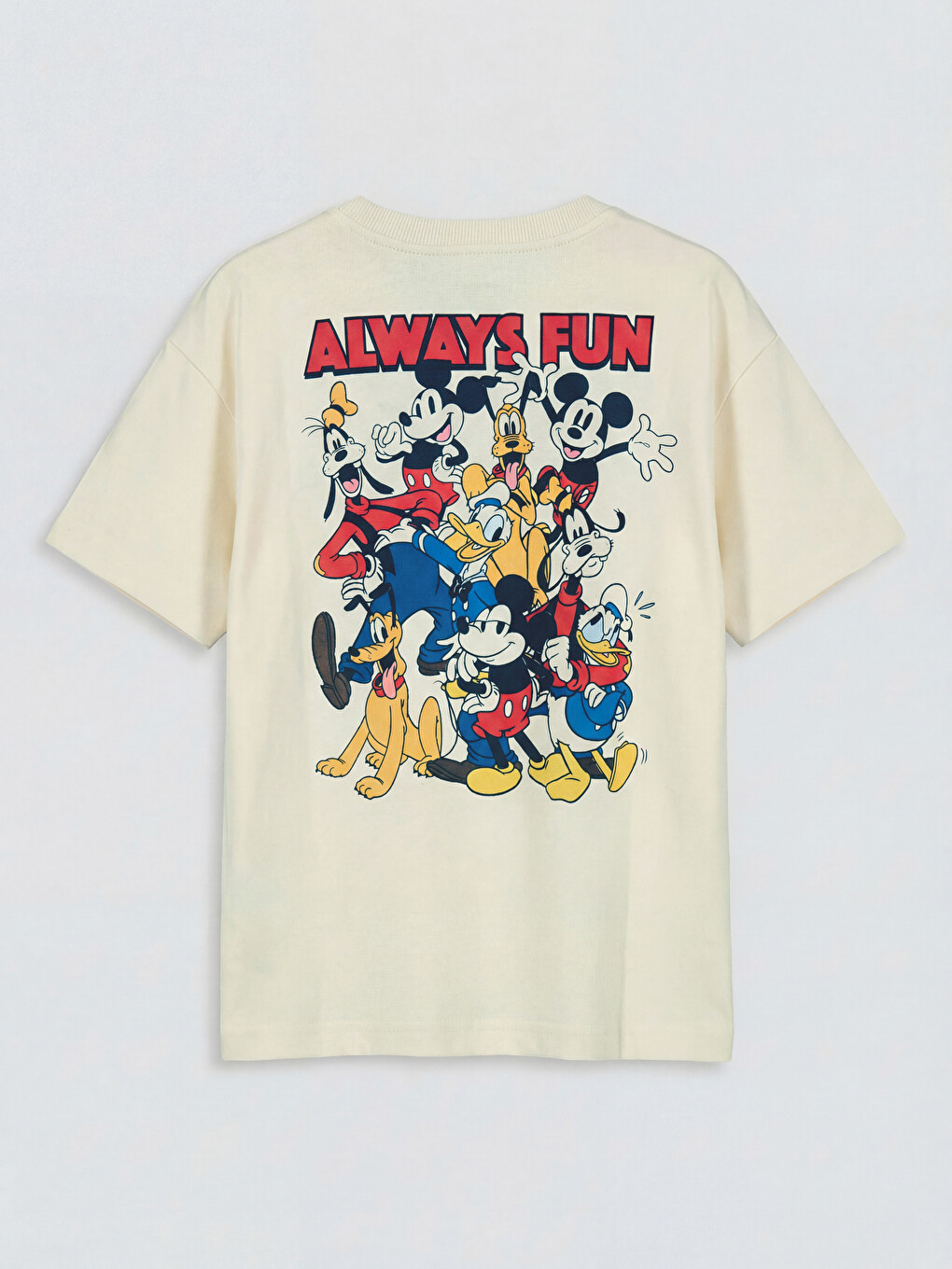 Crew Neck Mickey Mouse Boys' T-Shirt-1
