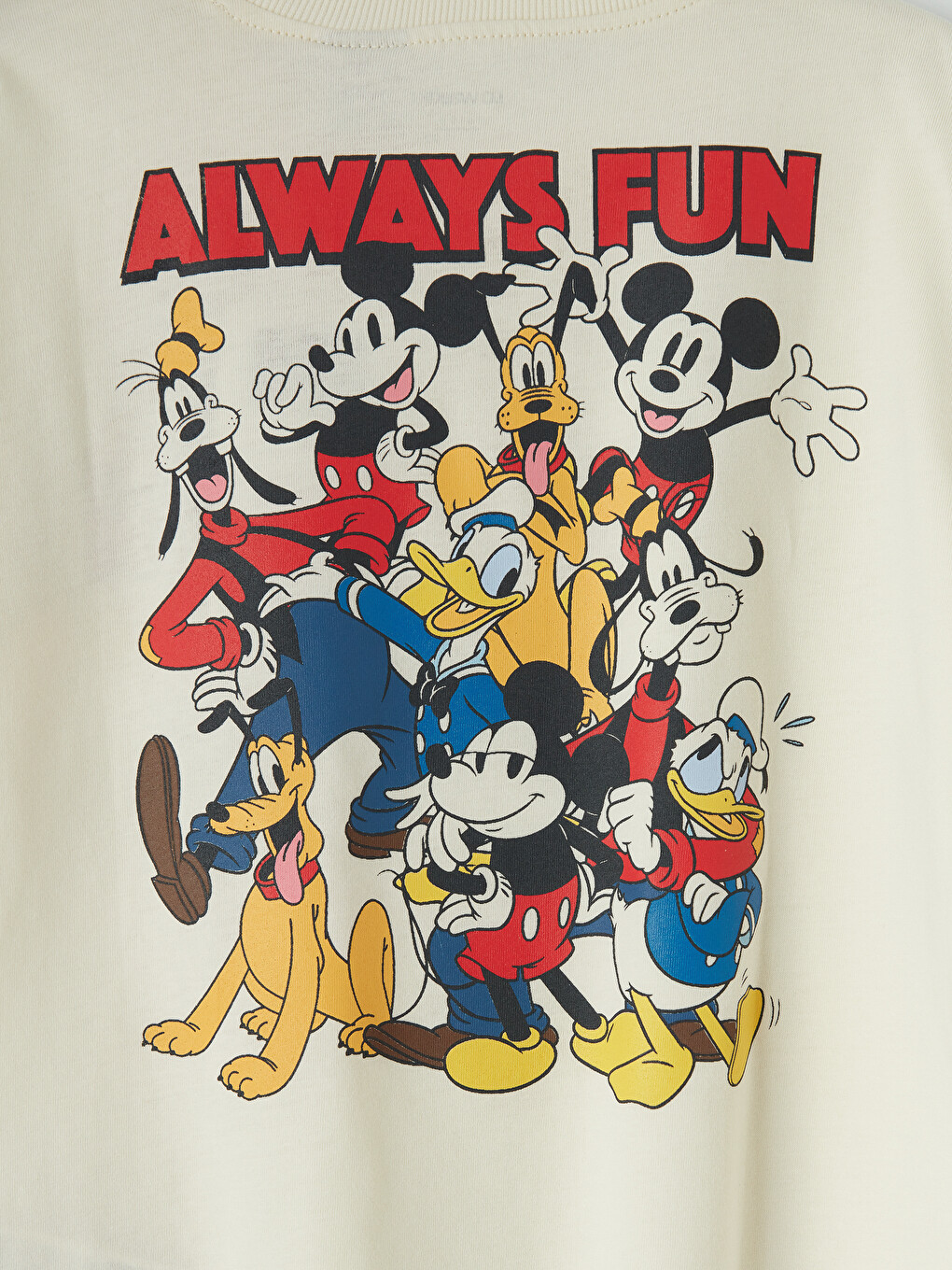 Crew Neck Mickey Mouse Boys' T-Shirt-3
