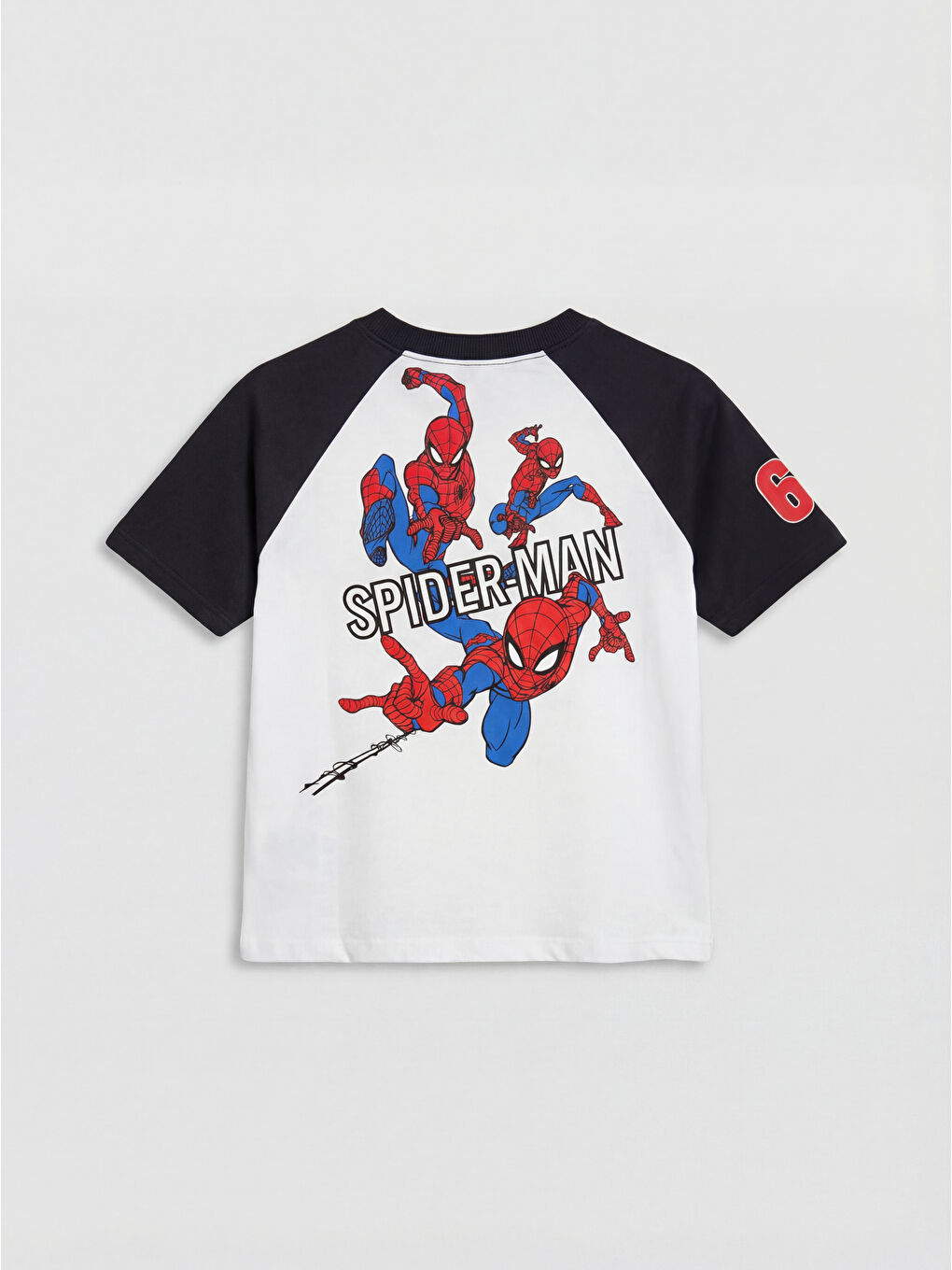 تي شيرت أولادي بياقة دائرية بطبعة سبايدرمان-1