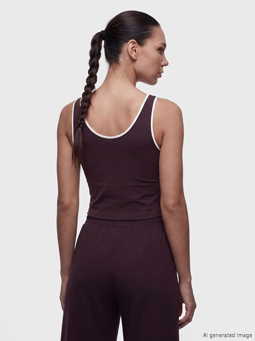 U-Neck Women's Sports Bustier-3