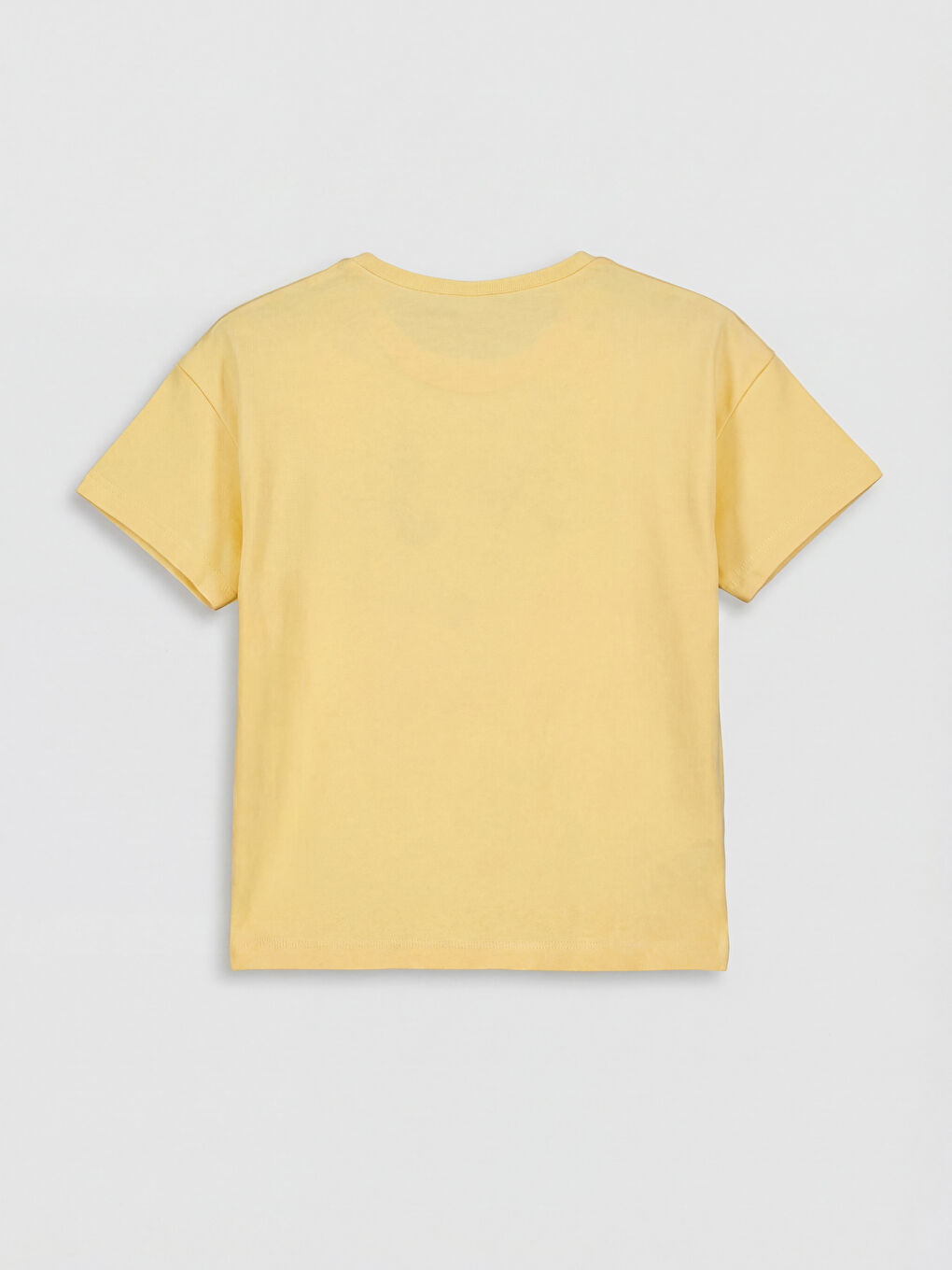 Sarı Minnie Mouse Baskılı Kız Çocuk Tişört ve Şort-2