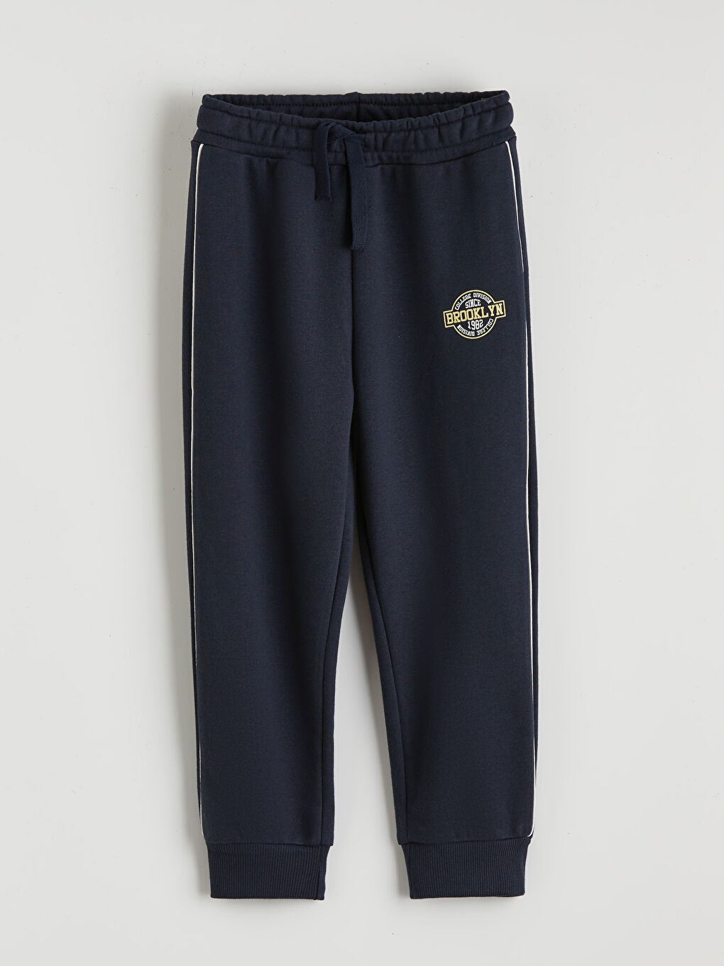 Lacivert Brooklyn Baskılı Erkek Çocuk Eşofman Altı