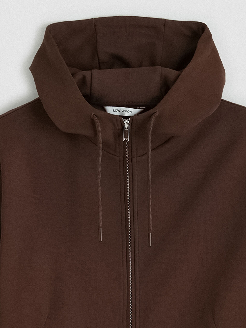 Kapüşonlu Erkek Fermuarlı Sweatshirt-5