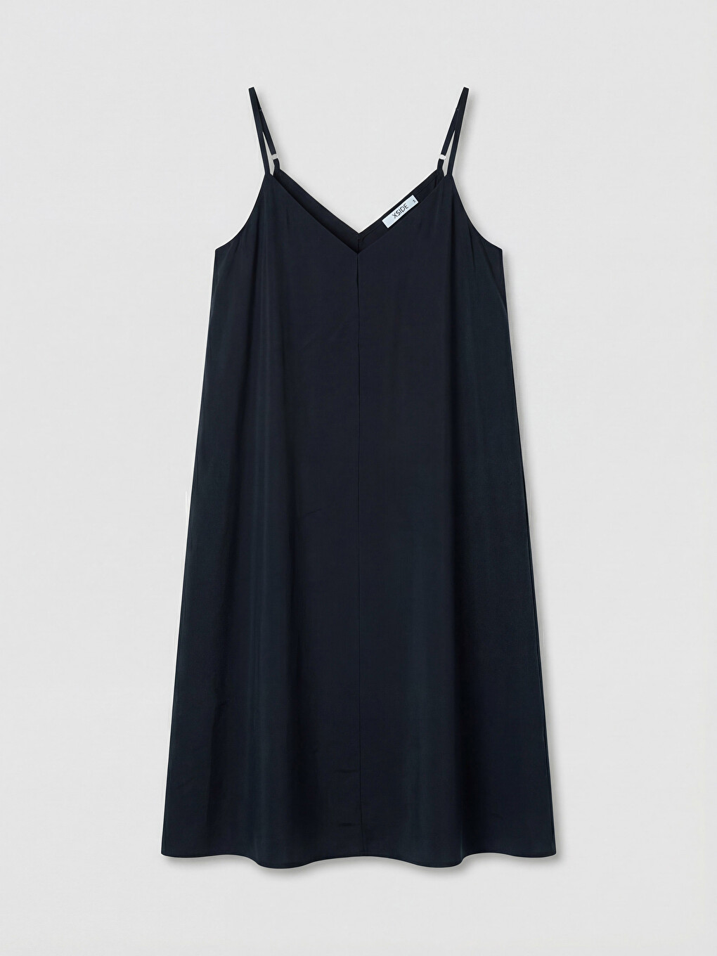 Robe à bretelles en mélange de modal à encolure en V-3