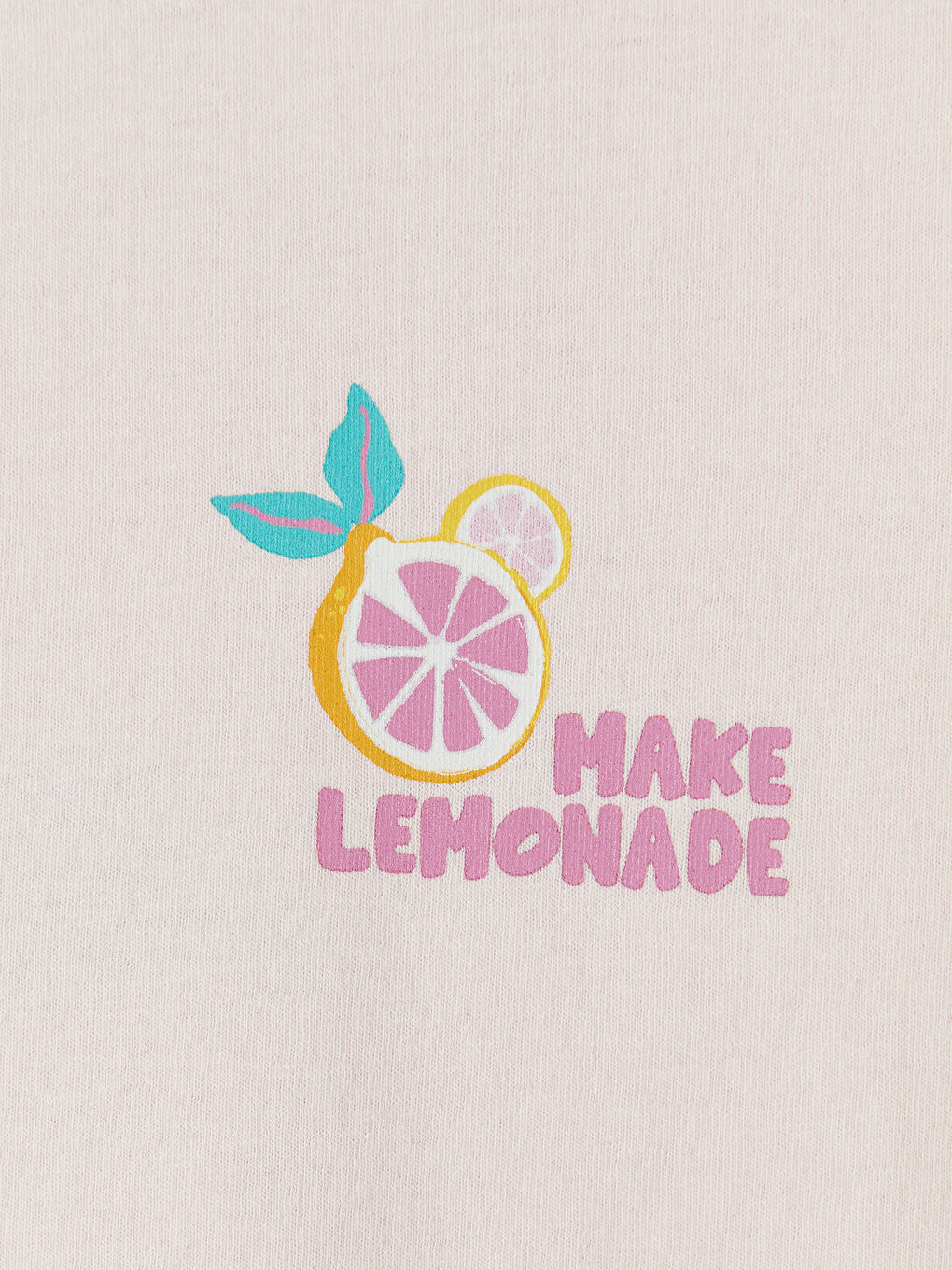 Pembe Bisiklet Yaka Baskılı Kız Çocuk Tişört-3