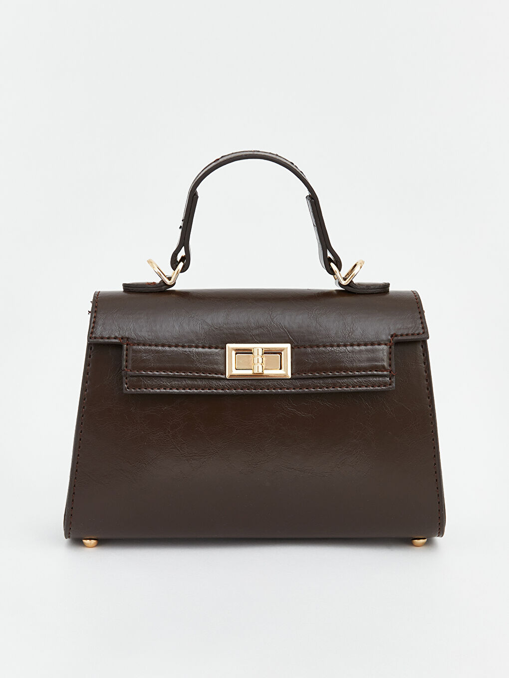 Kahverengi Çıkarılabilir Askılı Kadın Omuz Çantası-1